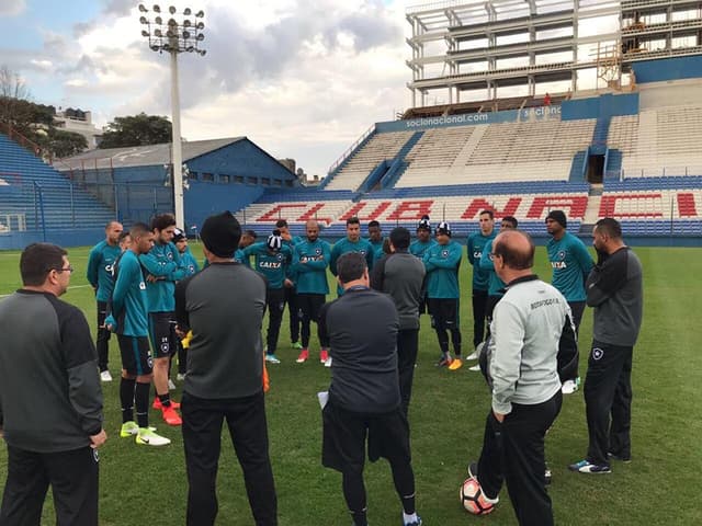 Treino - Botafogo - Uuruguai