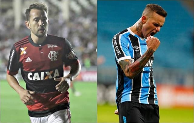 Everton Ribeiro x Luan: destaques vão medir forças nesta quinta na Ilha do Urubu. Quem é melhor? Vote nos duelos do LANCE!