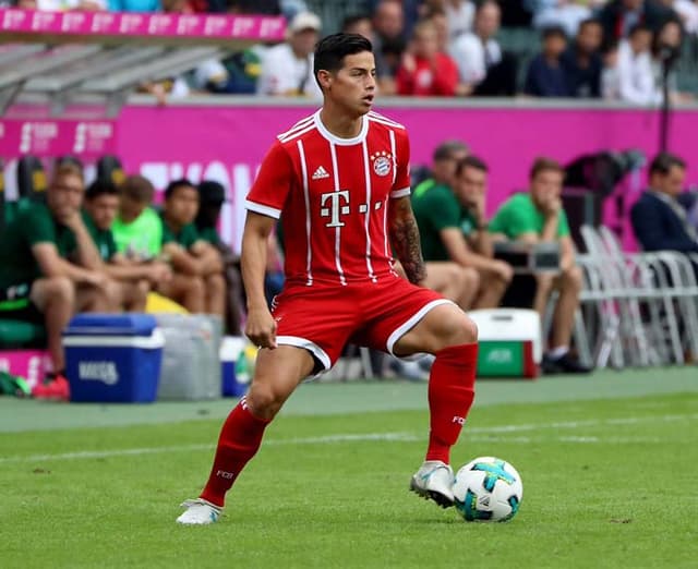 James Rodrigues estreou com a camisa do Bayern Munique