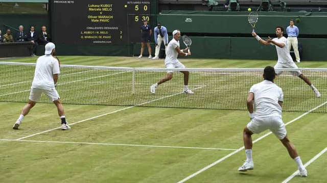 Marcelo Melo e  Łukasz Kubot