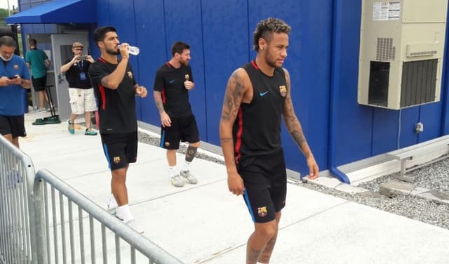 Neymar - Treino EUA