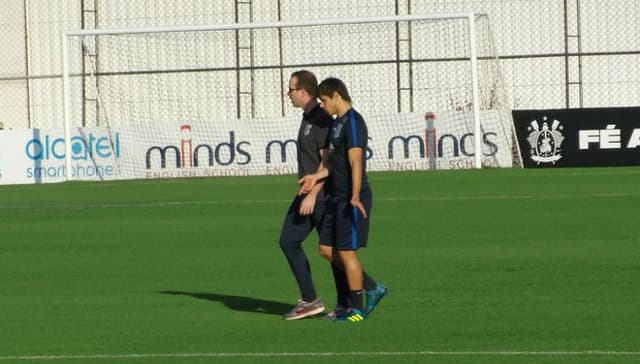 Imagens do treino desta sexta-feira no CT