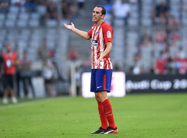 Godín - Atlético de Madrid x Napoli