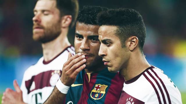 Rafinha e Thiago Alcântara