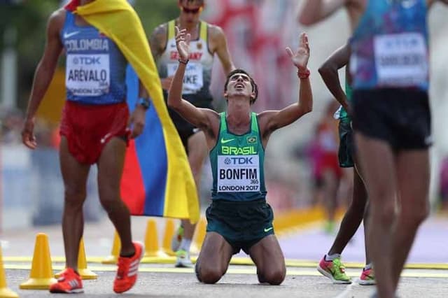 Caio Bonfim - Bronze na marcha atlética