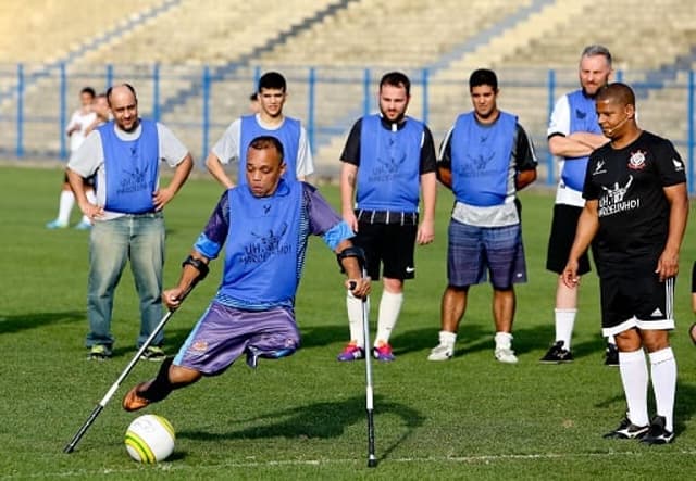 Marcelinho Carioca participou de evento