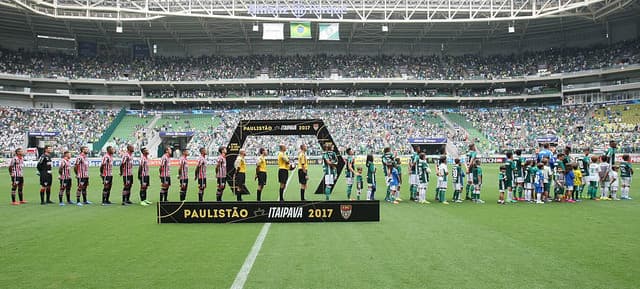 Palmeiras e São Paulo já enfrentaram no Allianz Parque em 2017. E teve golaço...