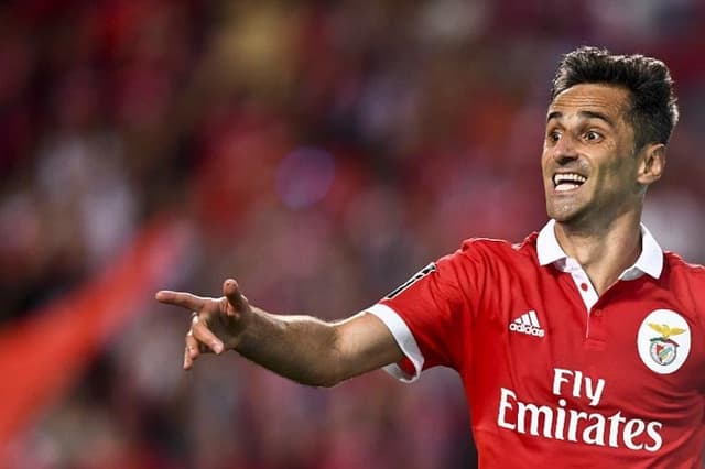 O brasileiro Jonas é a principal esperança de gols do Benfica e está com fome de gols