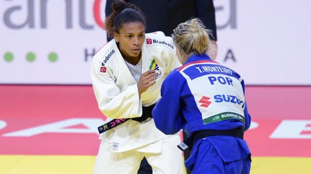 Rafaela Silva e Marcelo Contini caem no individual e agora miram disputa por equipes mistas no Mundial de Budapeste