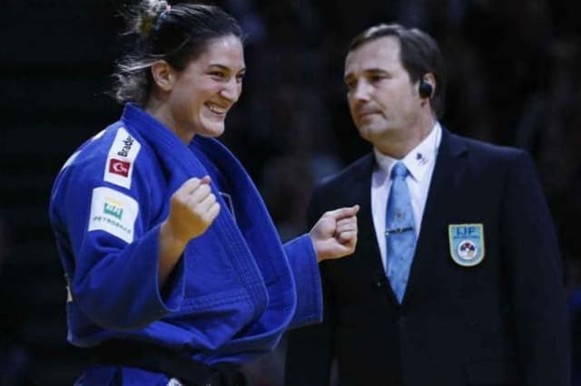 Mayra Aguiar no Mundial de Judô