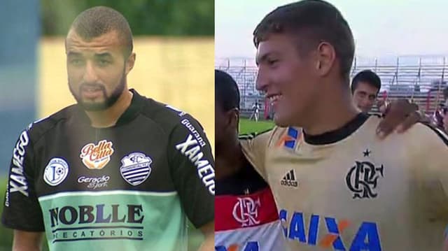 Antes de brilhar pelo Figueirense, Alex Muralha rodou por alguns clubes do Brasil e do exterior. Em 2013 ele defendeu dois clubes: o Comercial, de Ribeirão Preto, e o Shonan Bellmare (JAP).  Atualmente com 21 anos, Thiago estava com apenas 17 e já fazia parte das categorias de base do Flamengo. Ele está no clube desde 2010, quando tinha 14.