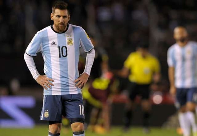 Lionel Messi Argentina x Venezuela