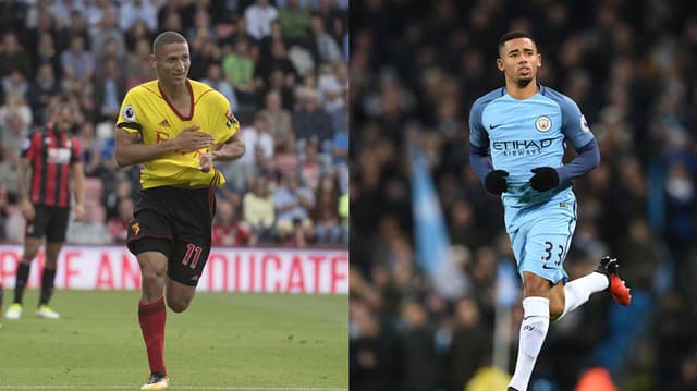 Richarlison (Watford) e Gabriel Jesus (Manchester City)