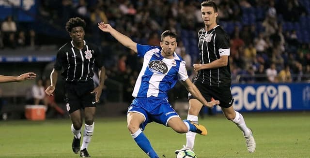 Sub-20 do Corinthians contra o Deportivo La Coruña