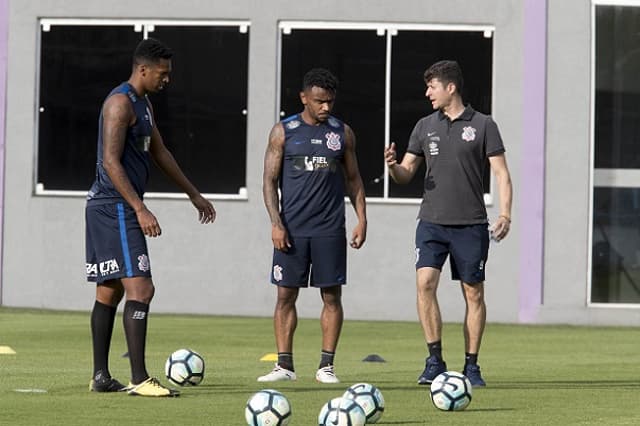 Jô e Paulo Roberto no Corinthians