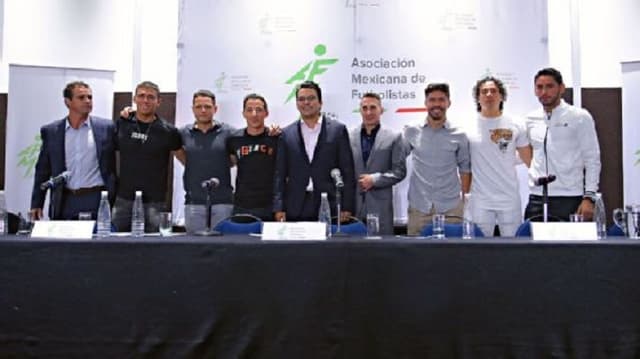 Coletiva de apresentação da Associação Mexicana de Futebolistas