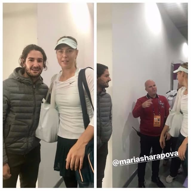 Alexandre Pato e Maria Sharapova - Montagem