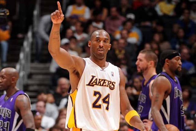 Kobe Bryant foi escolhido apenas uma vez, em 2008. Brilhou pelo Los Angeles Lakers