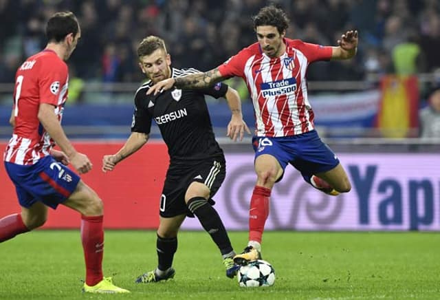 Pedro Henrique e Vrrsaljko - Qarabag x Atlético de Madrid