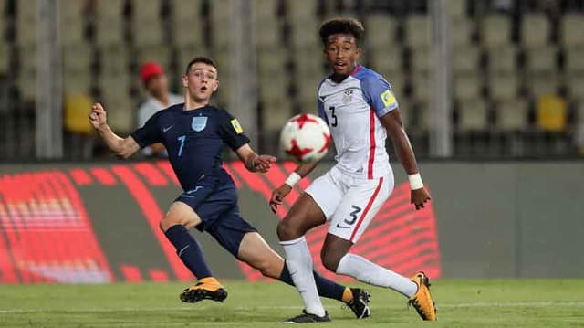 Estados Unidos 1 x 4&nbsp; Inglaterra - Sub 17