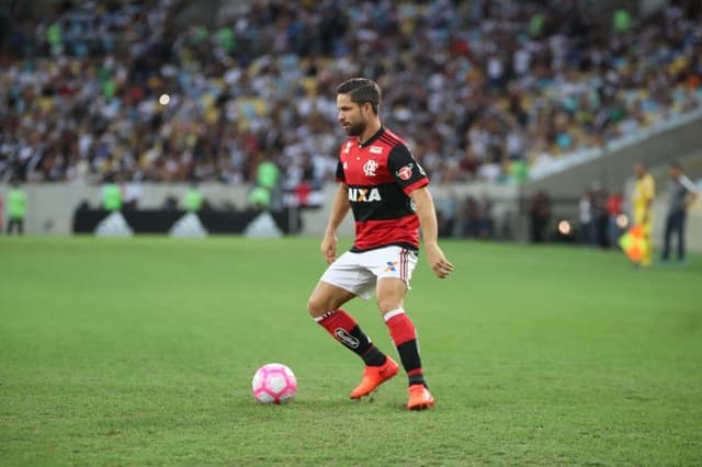 Diego no clássico contra o Vasco