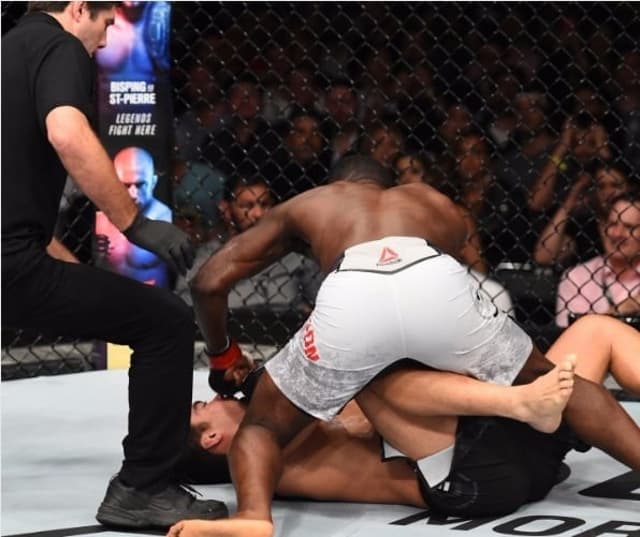 Derek Brunson nocauteou Lyoto Machida no UFC São Paulo