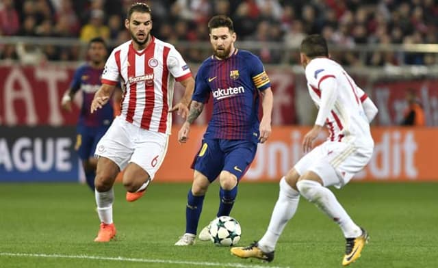 Messi - Olympiacos x Barcelona