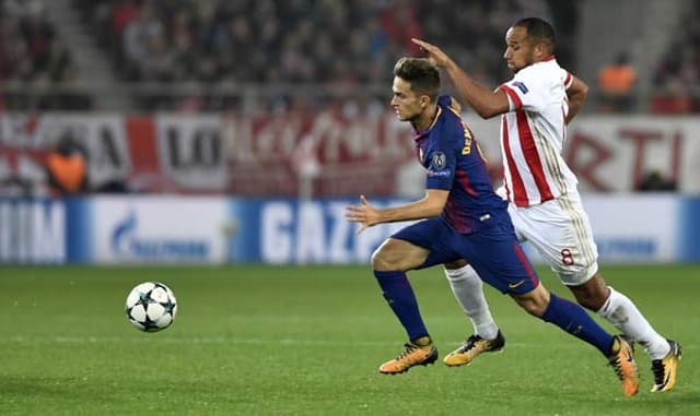 Denis Suárez - Olympiacos x Barcelona