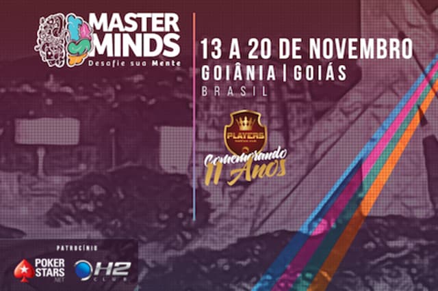 Evento que reúne palestras, torneios, coaching e temas ligados ao pôquer, o Masterminds acontecerá em Goiânia