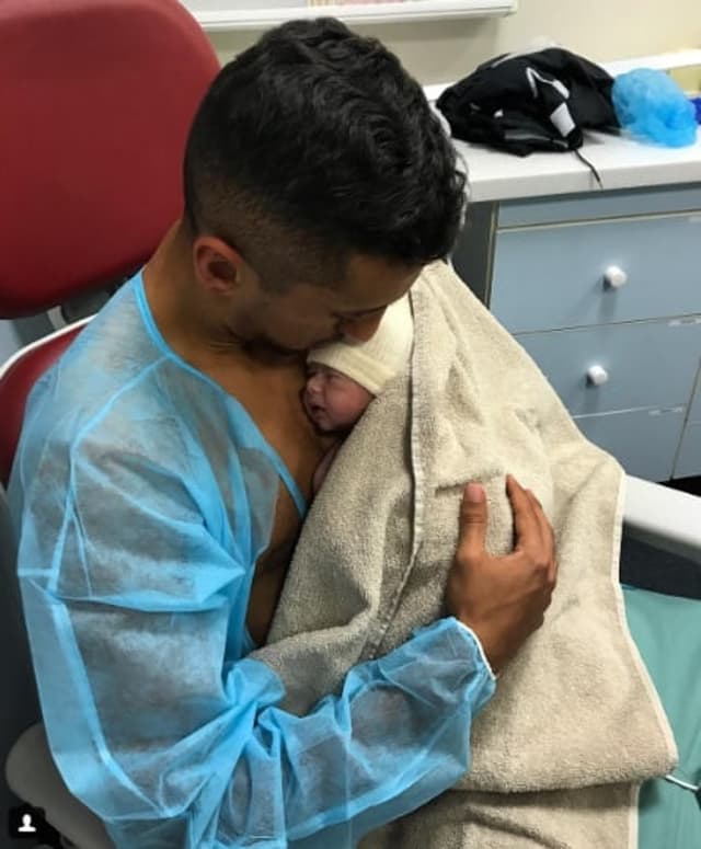 Marquinhos e a filha, Maria Eduarda