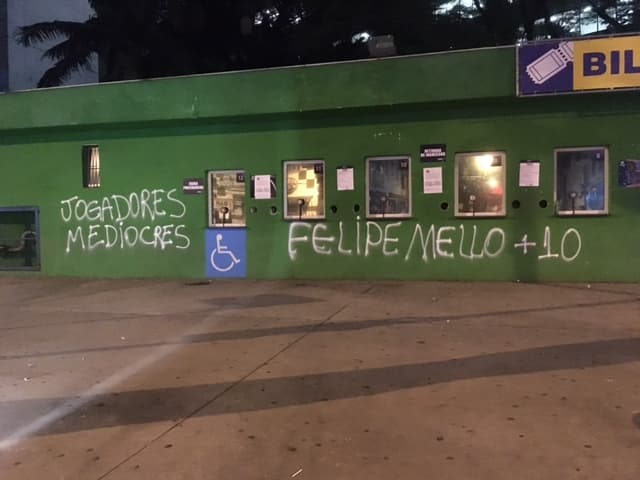 Pichação no Allianz