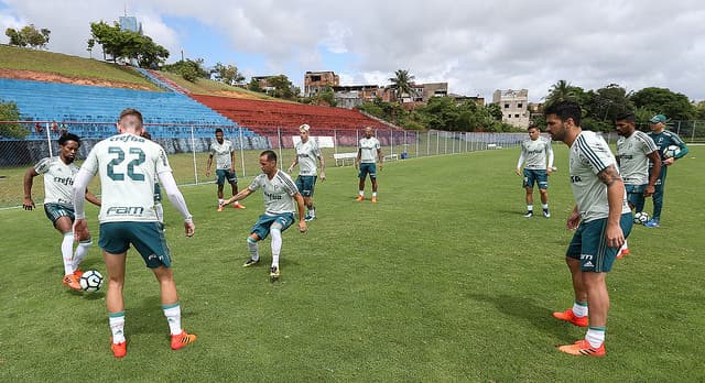 Treino do Palmeiras na Bahia