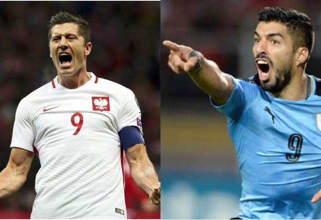 Lewandowski e Suárez não jogarão amistoso de amanhã