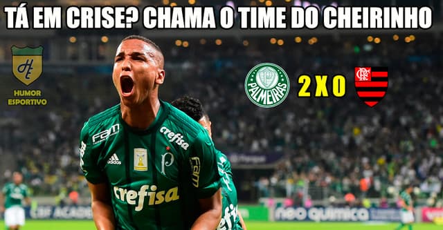 Os memes de Palmeiras 2 x 0 Flamengo