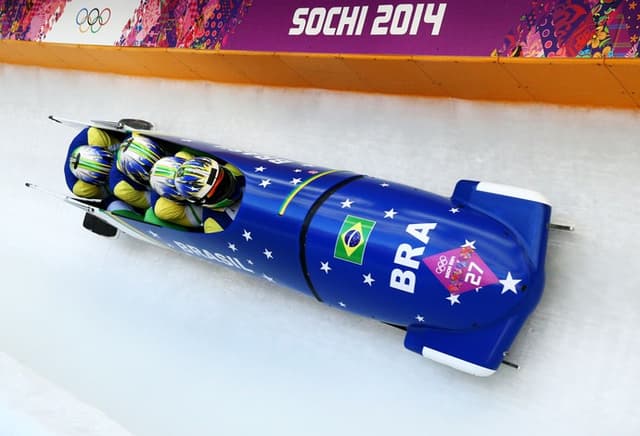 Equipe de bobslead do Brasil em Sochi-2014