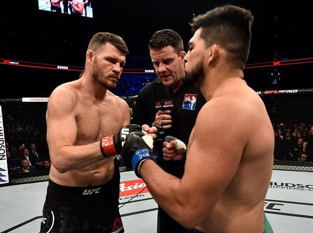 Kelvin Gastelum nocauteou Michael Bisping no primeiro round