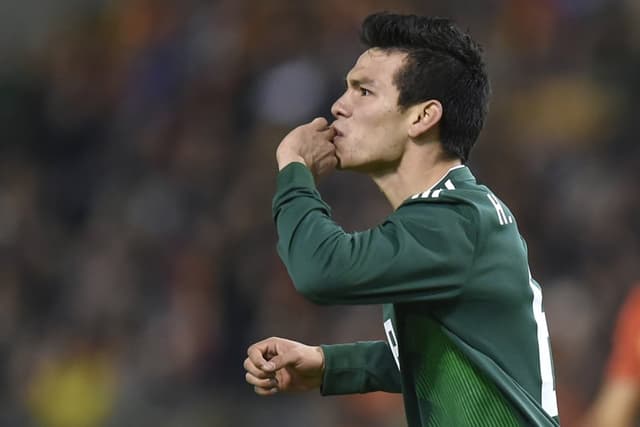 Com 10 gols, o mexicano Hirving Lozano é o artilheiro do Campeonato Holandês. Ele joga no PSV