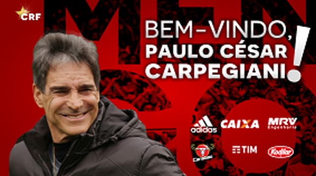 Carpegiani é o novo treinador do Flamengo