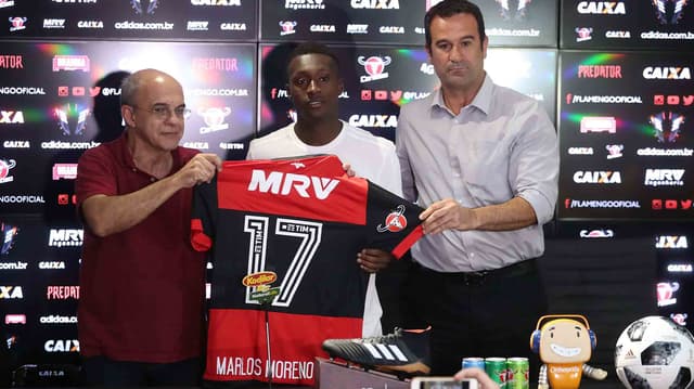 Marlos Moreno - Apresentação no Flamengo