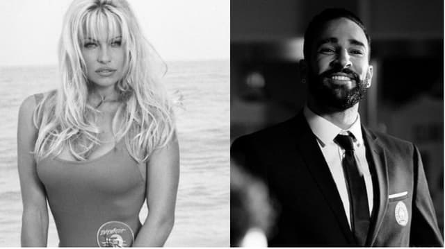 Pamela Anderson e Adil Rami