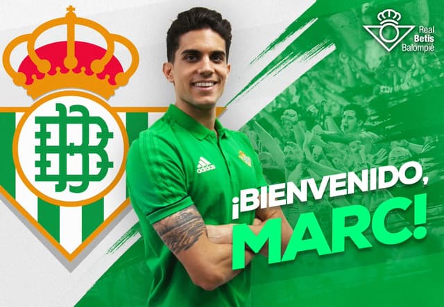 Marc Bartra anunciado no Real Betis