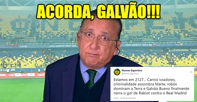 Atraso na narração de Galvão Bueno repercute nas redes