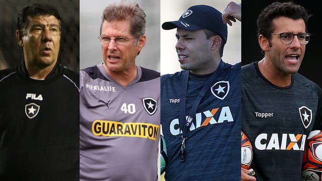 Joel Santana, Oswaldo de Oliveira e Jair Ventura foram os treinadores que fizeram sucesso nesta década pelo Botafogo. Será que Alberto Valentim vai repetir o desempenho?