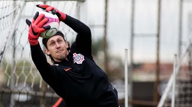 Treino Corinthians - Cássio