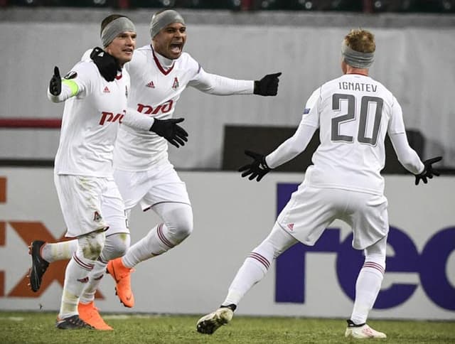 Denisov e Ari - Lokomotiv Moscou x Nice