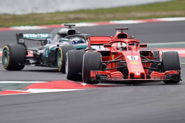 Ferrari e Mercedes - F1 - Barcelona