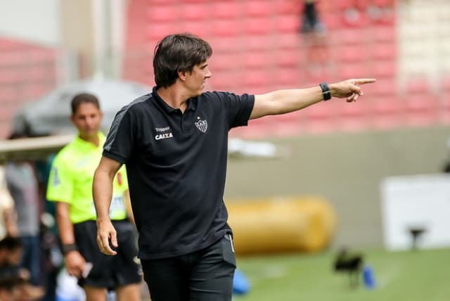 Thiago Larghi - técnico interino do Atlético-MG