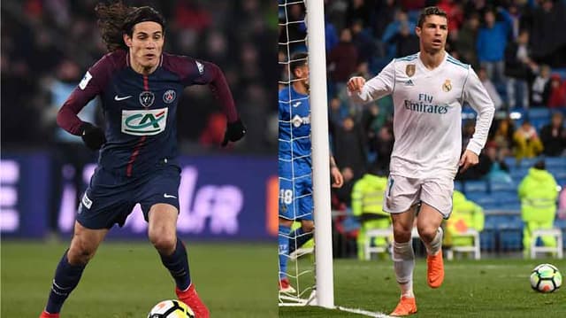 Cavani x Cristiano Ronaldo