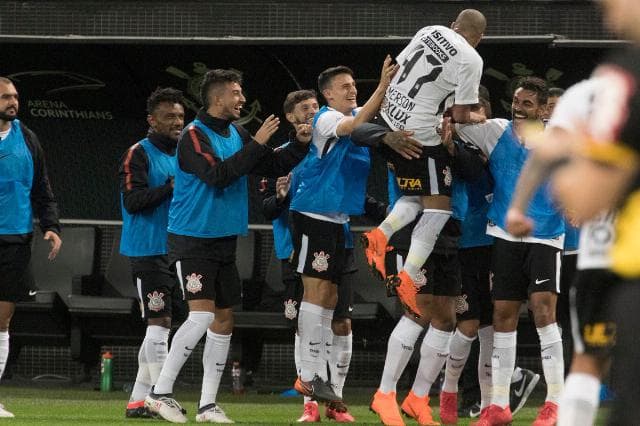 Sheik marcou seu primeiro gol após voltar ao Timão