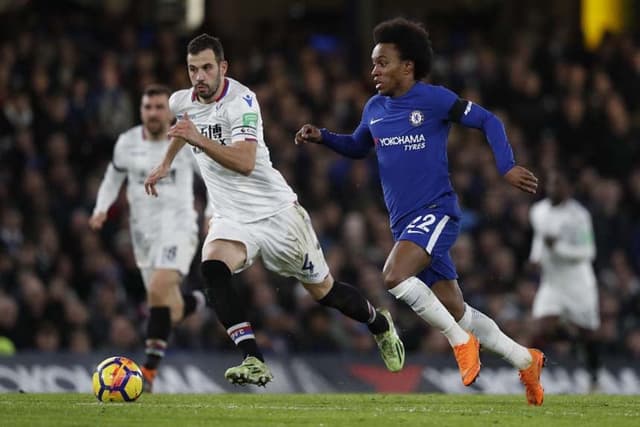 WILLIAM (CHELSEA): William foi, mais uma vez, o principal destaque do Chelsea. Na vitória por 2 a 1 contra o Crystal Palace, o atacante brasileiro abriu o placar, com um gol característico. Levando para o meio, driblando e chutando de fora da area